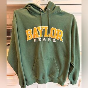 Champion Green Baylor Bears Hoodie, adult Medium, EUC